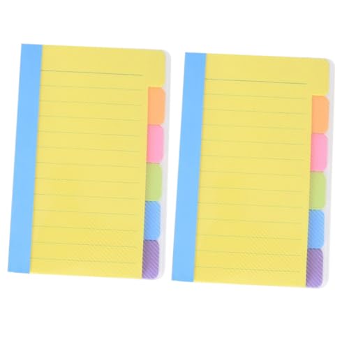 Parliky 2 Stück Teiliges Multifunktionales Notizbuch Selbstklebende Notizblöcke aus Hochwertigem Papier und Robustes Papier Stark Haftend für Büro Schule Planung und Organisation Parliky 2 Stück Teiliges Multifunktionales Notizbuch Selbstklebende Notizblöcke aus Hochwertigem Papier und Robustes Papier Stark Haftend für Büro Schule Planung und Organisation von Parliky