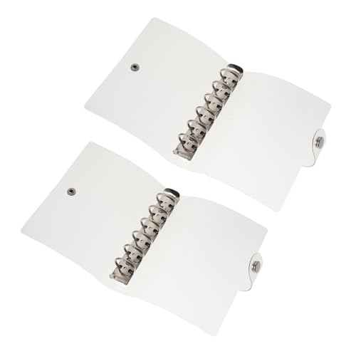 Parliky 2 Stück Teiliges Transparentes PVC Notebook Cover Wasserabweisender Ringbuch Schutz für Schule Büro Familie Leicht Abwischbar und Langlebig Parliky 2 Stück Teiliges Transparentes PVC Notebook Cover Wasserabweisender Ringbuch Schutz für Schule Büro Familie Leicht Abwischbar und Langlebig von Parliky