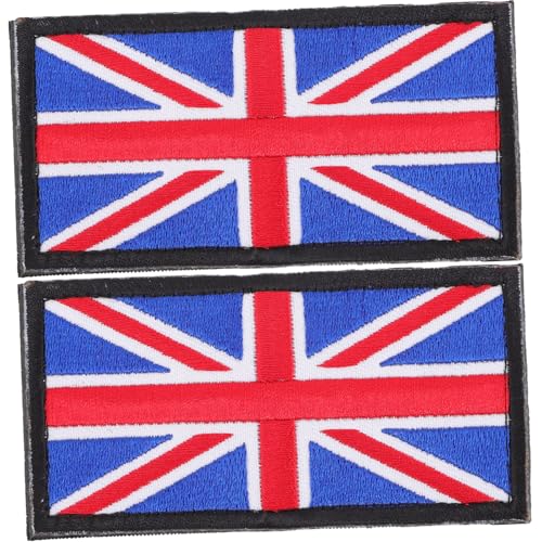 Parliky 2 Stück Teiliges Uk Flaggen Aufnäher Bestickter Nationalflaggen patch zum Aufbügeln Strapazierfähiger DIY Kleidungspatch für Rucksack Jacke Tasche und Outdoor bekleidung Parliky 2 Stück Teiliges Uk Flaggen Aufnäher Bestickter Nationalflaggen patch zum Aufbügeln Strapazierfähiger DIY Kleidungspatch für Rucksack Jacke Tasche und Outdoor bekleidung von Parliky