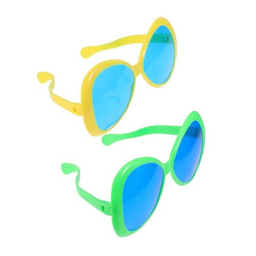 Parliky 2 Stücke Teiliges Übergroße Tropische Party Sonnenbrillen Gelb und Grün Hawaii Design Lustige Neuheit Brillen für Strand Pool und Luau Feiern Vielseitige Foto Requisiten für Parliky 2 Stücke Teiliges Übergroße Tropische Party Sonnenbrillen Gelb und Grün Hawaii Design Lustige Neuheit Brillen für Strand Pool und Luau Feiern Vielseitige Foto Requisiten für von Parliky