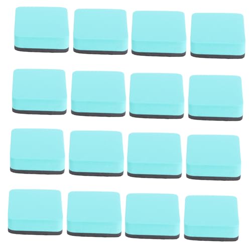 Parliky 20 Stück Magnetische Whiteboard Radiergummis Mini Whiteboard Reinigungspads Mini Radiergummi Magnetischer Trockenradierer Reinigungspad Kreidetafel von Parliky