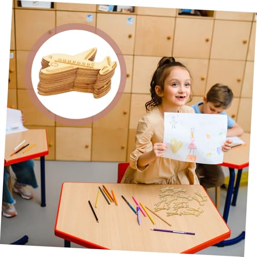 Parliky 20 Stück Teiliges DIY Holzflieger Modellset Kreative Holzspäne zum Bemalen Leichtes Holzmaterial Glatte Oberfläche Edukatives Bastelspiel für Handliche Dekoration für Wand und Parliky 20 Stück Teiliges DIY Holzflieger Modellset Kreative Holzspäne zum Bemalen Leichtes Holzmaterial Glatte Oberfläche Edukatives Bastelspiel für Handliche Dekoration für Wand und von Parliky