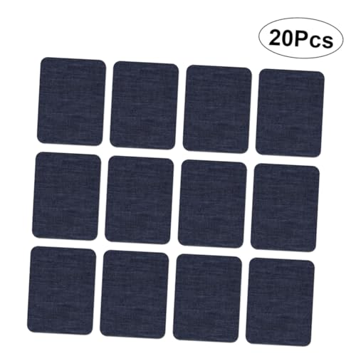 Parliky 20 Stück Teiliges Große Rechteckige Denim Patches Dunkelblau Selbstklebend DIY Textilaufnäher für Jeans Jacken Taschen Kleidung Reparatur und Dekoration Parliky 20 Stück Teiliges Große Rechteckige Denim Patches Dunkelblau Selbstklebend DIY Textilaufnäher für Jeans Jacken Taschen Kleidung Reparatur und Dekoration von Parliky