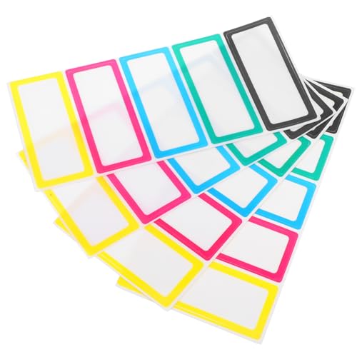 Parliky 20 Stück Wiederverwendbare Dry Erase Labels mit Nano kleber Abwischbare Ablösbare Haftetiketten mit Farbigen Rahmen Vielseitig für Büro Schule Haushalt zur Schnellen Organisation Parliky 20 Stück Wiederverwendbare Dry Erase Labels mit Nano kleber Abwischbare Ablösbare Haftetiketten mit Farbigen Rahmen Vielseitig für Büro Schule Haushalt zur Schnellen Organisation von Parliky