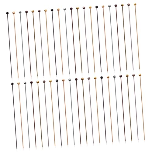 Parliky 200 Stück Kugelkopfnadeln Biegbare Headpins für DIY Schmuckherstellung Ohrringe Armbänder Halsketten Basteln Zubehör Parliky 200 Stück Kugelkopfnadeln Biegbare Headpins für DIY Schmuckherstellung Ohrringe Armbänder Halsketten Basteln Zubehör von Parliky
