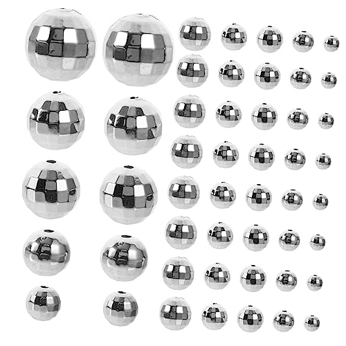 Parliky 200 Stück Teiliges Disco Ball Perlen Facettierte Runde Schmuckperlen DIY Bastelperlen Armband Anhänger Zubehör für Kreative Schmuckherstellung Parliky 200 Stück Teiliges Disco Ball Perlen Facettierte Runde Schmuckperlen DIY Bastelperlen Armband Anhänger Zubehör für Kreative Schmuckherstellung von Parliky