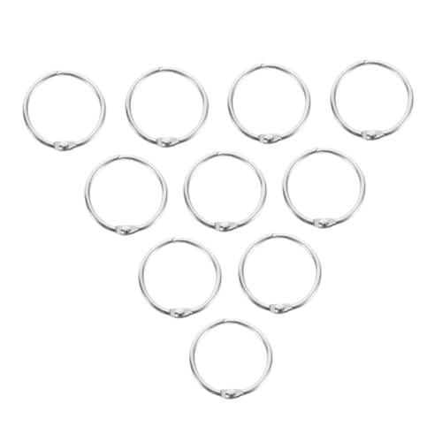 Parliky 20Stücke Loseblatt Ringe aus Metall Innendurchmesser für Scrapbooking Bürobedarf und DIY Projekte für Karteikarten und Dokumentenhefte Parliky 20Stücke Loseblatt Ringe aus Metall Innendurchmesser für Scrapbooking Bürobedarf und DIY Projekte für Karteikarten und Dokumentenhefte von Parliky