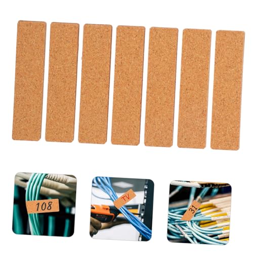 Parliky 21 Stück Teiliges Selbstklebendes Kork Kabel etiketten Praktische Beschreibbare Draht Kabelkennzeichnung Ablösbare Wasserfeste Kabeletiketten für Büro und Zuhause Kabelmanagement Parliky 21 Stück Teiliges Selbstklebendes Kork Kabel etiketten Praktische Beschreibbare Draht Kabelkennzeichnung Ablösbare Wasserfeste Kabeletiketten für Büro und Zuhause Kabelmanagement von Parliky