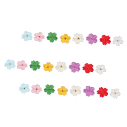 Parliky 24 Stück Teiliges Bestickte Blumen Aufnäher mit Selbstklebender Rückseite Dekorative Applikationen für Kleidung Taschen und DIY bastelarbeiten Vielseitige Garment Accessories für von Parliky
