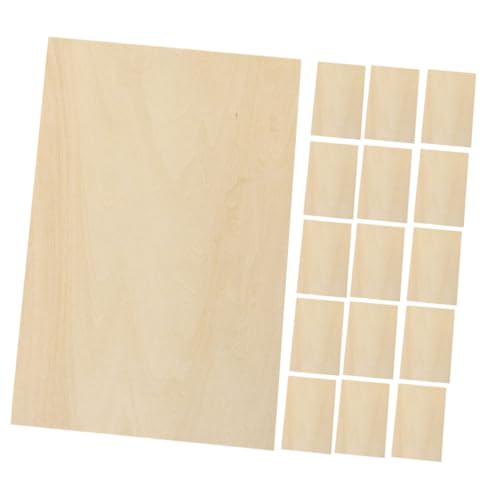 Parliky 24 Stück Teiliges Holzplatten Naturbelassen mit Glatter Oberfläche für DIY Bastelholz Beidseitig Bemalbar Stabile Sperrholz bretter für Modellbau und Kreative Holzrohlinge Parliky 24 Stück Teiliges Holzplatten Naturbelassen mit Glatter Oberfläche für DIY Bastelholz Beidseitig Bemalbar Stabile Sperrholz bretter für Modellbau und Kreative Holzrohlinge von Parliky