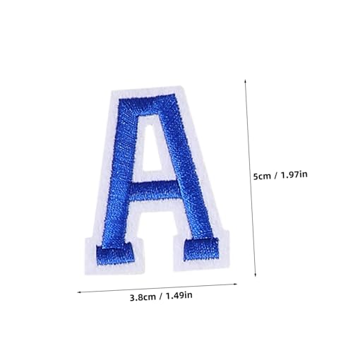 Parliky 26 Stück Teiliges Bügelflicken mit Bestickten Buchstaben Patches Dunkelblaue Alphabet Applikationen aus Langlebigem Polyester Hautfreundlich für Kleidung Jacken Taschen Einfach zu Parliky 26 Stück Teiliges Bügelflicken mit Bestickten Buchstaben Patches Dunkelblaue Alphabet Applikationen aus Langlebigem Polyester Hautfreundlich für Kleidung Jacken Taschen Einfach zu von Parliky