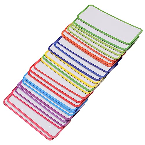 Parliky 27 Stück Magnetische Dry Erase Etiketten Abwischbare Magnetlabel Beschreibbare Magnettafeln für Kühlschrank Whiteboard Lager Büro Multifunktional Parliky 27 Stück Magnetische Dry Erase Etiketten Abwischbare Magnetlabel Beschreibbare Magnettafeln für Kühlschrank Whiteboard Lager Büro Multifunktional von Parliky