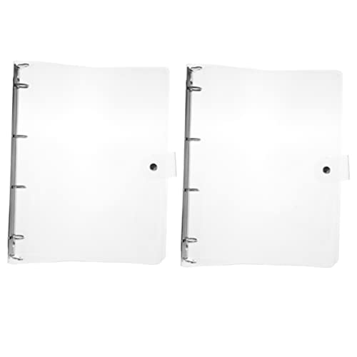 Parliky 2Stücke Transparent Notizbuchhülle Binder mit Druckknopf Wiederverwendbare Mappe für Schule Büro Langlebig und Leicht zu Reinigen Parliky 2Stücke Transparent Notizbuchhülle Binder mit Druckknopf Wiederverwendbare Mappe für Schule Büro Langlebig und Leicht zu Reinigen von Parliky