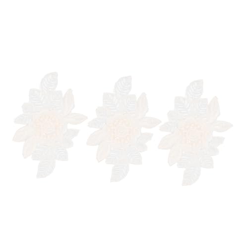 Parliky 3 Stück Spitzenblumen Patches zum Aufnähen und Aufbügeln Dekorative Kleidung Reparatur Flicken für Kleider Jeans Schals DIY Applikationen Vielseitige Textil Sticker Parliky 3 Stück Spitzenblumen Patches zum Aufnähen und Aufbügeln Dekorative Kleidung Reparatur Flicken für Kleider Jeans Schals DIY Applikationen Vielseitige Textil Sticker von Parliky