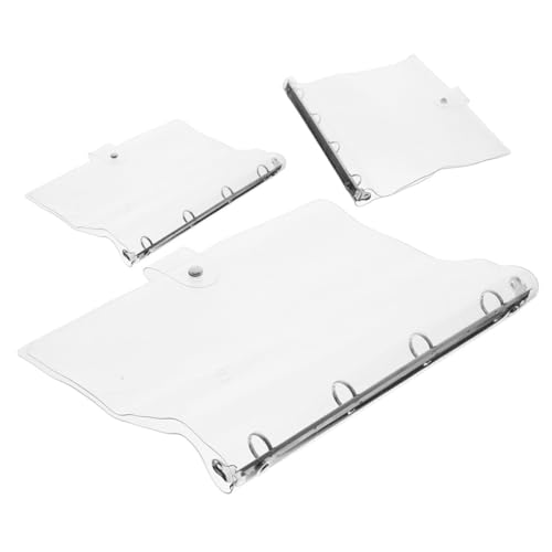 Parliky 3 Stück Transparente Ringbuch Ordner mit Mechanik Leichter Dokumenten Organizer für Büro Schule Zuhause Praktische Robuste Ablage für Papier und Akten Parliky 3 Stück Transparente Ringbuch Ordner mit Mechanik Leichter Dokumenten Organizer für Büro Schule Zuhause Praktische Robuste Ablage für Papier und Akten von Parliky