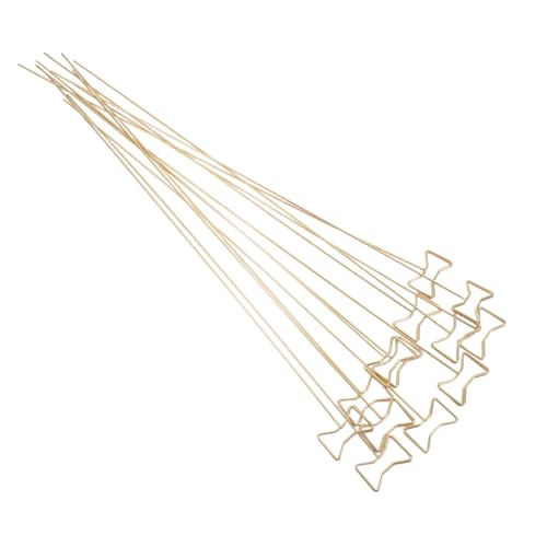 Parliky 30 Stück Goldene Metall Kartenhalter für Hochzeiten Shower und Geburtstagsfeiern Elegante Draht Memo Clips für Kreative Diy Dekorationen im Büro oder Zuhause von Parliky
