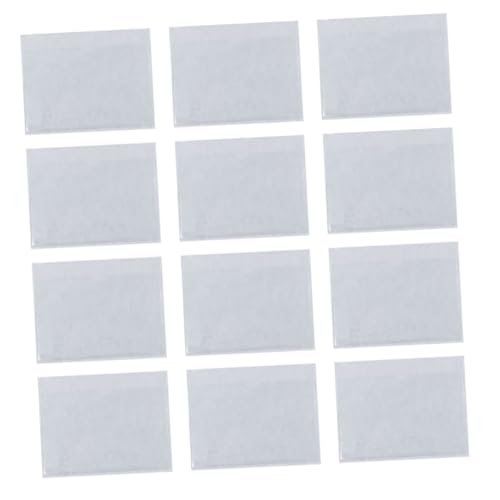 Parliky 30 Stück Selbstklebende Transparente Kartenhüllen mit Stark Haftendem Rücken für Etiketten Visitenkarten und Indexkarten Reißfest und Wasserabweisend für Lager und von Parliky