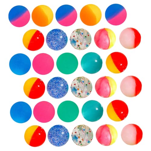 Parliky 30 Stück Teiliges Bunte Elastische Spaßbälle aus Robustem Leichte Kleine Bouncy Balls für Kindergeburtstag Partyfüllung und Freizeitspiele Drinnen und Draußen Parliky 30 Stück Teiliges Bunte Elastische Spaßbälle aus Robustem Leichte Kleine Bouncy Balls für Kindergeburtstag Partyfüllung und Freizeitspiele Drinnen und Draußen von Parliky