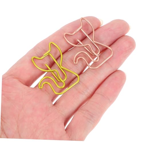 Parliky 30 Stück Teiliges Dekorative Katzen büroklammern aus Metall Kreative Goldene und Roségoldene Paperclip Lesezeichen Vielseitige Dokumentenklammern für Büro Schule und Zuhause Parliky 30 Stück Teiliges Dekorative Katzen büroklammern aus Metall Kreative Goldene und Roségoldene Paperclip Lesezeichen Vielseitige Dokumentenklammern für Büro Schule und Zuhause von Parliky
