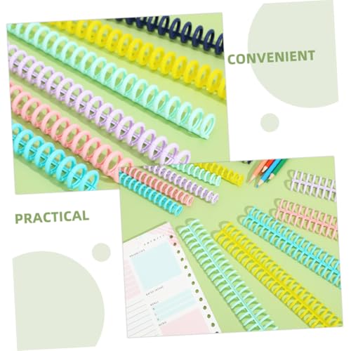 Parliky 30 Stück Teiliges Kunststoff binderinge mit Löchern Farbige Spiralbindung für Notizbücher Planner Binder und Lose Blattringe Leicht Platzsparend Einfaches Hinzufügen und Entfernen Parliky 30 Stück Teiliges Kunststoff binderinge mit Löchern Farbige Spiralbindung für Notizbücher Planner Binder und Lose Blattringe Leicht Platzsparend Einfaches Hinzufügen und Entfernen von Parliky