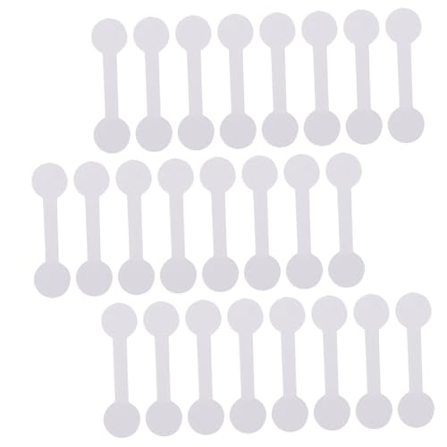 Parliky 300 Stück Schmuck Preisschilder Selbstklebend Rund und Eckig Praktische Handwriting Price Tags für Ringe Blanko Etiketten zum Beschriften Einfache Entfernung Geeignet für von Parliky