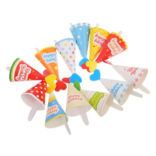 Parliky 36 Stück Teiliges Mini Geburtstagskappen Tortendeko mit Koreanischem Cartoon Design Bunte Cupcake Topper für Shower Kindergeburtstag und Vielseitige Partydekoration Parliky 36 Stück Teiliges Mini Geburtstagskappen Tortendeko mit Koreanischem Cartoon Design Bunte Cupcake Topper für Shower Kindergeburtstag und Vielseitige Partydekoration von Parliky