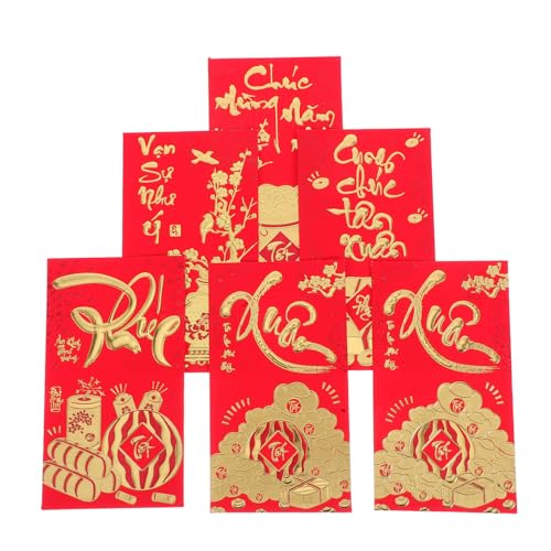 Parliky 36 Stück Teiliges Vietnamesische Geldumschläge Robuste Papierqualität Traditionelle Neujahrsdesigns für Frühlingsfest Hochzeit Party und Festliche Geldgeschenke Parliky 36 Stück Teiliges Vietnamesische Geldumschläge Robuste Papierqualität Traditionelle Neujahrsdesigns für Frühlingsfest Hochzeit Party und Festliche Geldgeschenke von Parliky