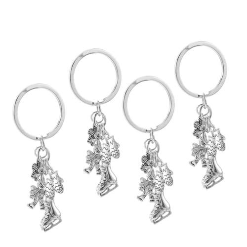 Parliky 4 STÜCKE Teiliges Schneeflocken Schlittschuh Schlüsselanhänger aus Zinklegierung Detailreich Gestaltete Eiskunstlauf Schmuckanhänger für Skating Fans Robuste Kreative Skifahrer Parliky 4 STÜCKE Teiliges Schneeflocken Schlittschuh Schlüsselanhänger aus Zinklegierung Detailreich Gestaltete Eiskunstlauf Schmuckanhänger für Skating Fans Robuste Kreative Skifahrer von Parliky