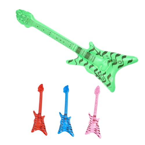 Parliky 4 Stück Aufblasbare Gitarre Set Bunte Luftgitarren Partydeko für Erwachsene Musikfestival Karaoke Requisiten Parliky 4 Stück Aufblasbare Gitarre Set Bunte Luftgitarren Partydeko für Erwachsene Musikfestival Karaoke Requisiten von Parliky