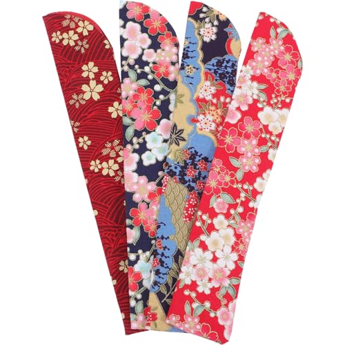 Parliky 4 Stück Faltbare Handfächer Tasche aus Premium-seidenstoff Langlebige Japanische Fächerhülle mit Floralem Muster Leichter Fächerhalter für Stilvolle Aufbewahrung und Parliky 4 Stück Faltbare Handfächer Tasche aus Premium-seidenstoff Langlebige Japanische Fächerhülle mit Floralem Muster Leichter Fächerhalter für Stilvolle Aufbewahrung und von Parliky