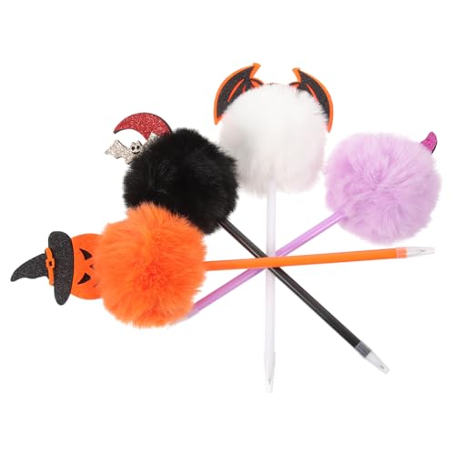 Parliky 4 Stück Halloween Kugelschreiber mit Weichem Griff und Glatter Schreibfunktion Tragbare Kreative Kugelschreiber in Bat Kürbis-design als Partygeschenk und Schreibwaren Parliky 4 Stück Halloween Kugelschreiber mit Weichem Griff und Glatter Schreibfunktion Tragbare Kreative Kugelschreiber in Bat Kürbis-design als Partygeschenk und Schreibwaren von Parliky