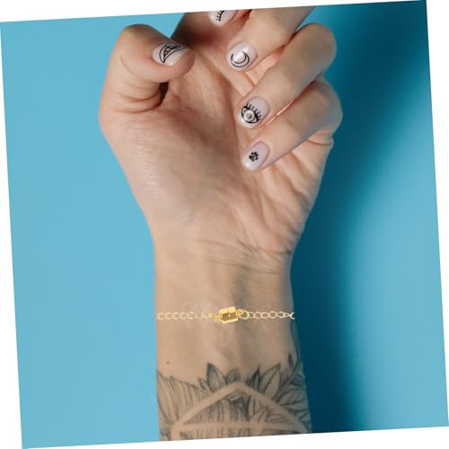 Parliky 4 Stück Teiliges Kettenverlängerungsset mit Magnetischem Verschluss Langlebige DIY Schmuckverlängerung für Halsketten und Armbänder Material Klassische Farben Gold und Weiß für von Parliky