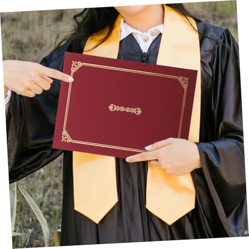 Parliky 4 Stück Urkundenmappen mit Edler Goldprägung Vielseitige Papierhüllen für Zertifikate und Auszeichnungen Schützende Dokumentenmappe Praktische Aufbewahrung für Schule und Büro Parliky 4 Stück Urkundenmappen mit Edler Goldprägung Vielseitige Papierhüllen für Zertifikate und Auszeichnungen Schützende Dokumentenmappe Praktische Aufbewahrung für Schule und Büro von Parliky