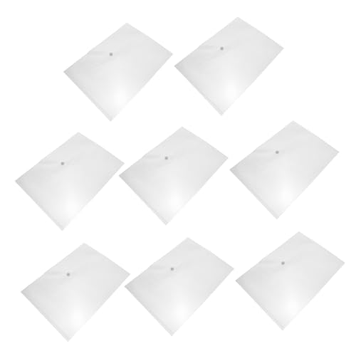 Parliky 40Stücke Snap Button File Bag Transparente Dokumententaschen und Wiederverwendbar für Büro Schule und Zuhause zur Sicheren Aufbewahrung und Organisation von Parliky