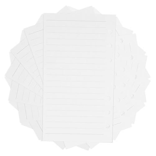 Parliky 45 Blatt Loose Leaf Binder Paper Wide Ruled Notepad Refills Ersatzpapier für Ringbuch Planer Kompatibel Leicht Tragbar für Studium Beruf und Kunst Parliky 45 Blatt Loose Leaf Binder Paper Wide Ruled Notepad Refills Ersatzpapier für Ringbuch Planer Kompatibel Leicht Tragbar für Studium Beruf und Kunst von Parliky