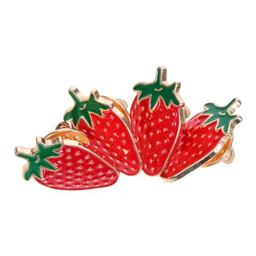 Parliky 4pcs Obst Brosche Kleidung Schmuck Erdbeer Brosche Stecknadel Set Für Sommerfeiern Kragen Clips Modezubehör Für Kleidung Und Taschen Parliky 4pcs Obst Brosche Kleidung Schmuck Erdbeer Brosche Stecknadel Set Für Sommerfeiern Kragen Clips Modezubehör Für Kleidung Und Taschen von Parliky