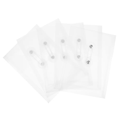 Parliky 5 Stück Transparente Dokumententaschen aus Strapazierfähigem PP mit Kartenhalter Praktische Organizer für Büro und Reise Vielseitige Aufbewahrung für Dateien und Kleine Parliky 5 Stück Transparente Dokumententaschen aus Strapazierfähigem PP mit Kartenhalter Praktische Organizer für Büro und Reise Vielseitige Aufbewahrung für Dateien und Kleine von Parliky