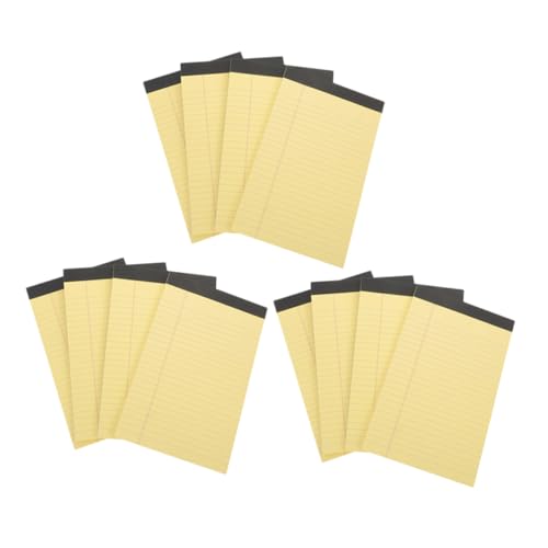 Parliky 50 Blatt Legal Pads Notizblöcke mit Linierter Doppelseitiger Abreißbarer Schreibfläche Dickes Gelbes Papier für Studenten Anwälte und Büro Praktisch und Vielseitig für Schule und von Parliky