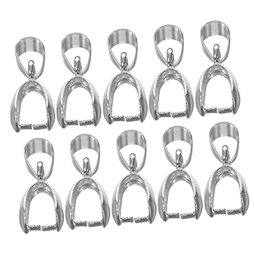 Parliky 50 Stück Anhänger Klemmenverschluss Schmuckverbinder für DIY Bastelarbeiten Weiß K Charm Kettenverschluss für und Armbänder Parliky 50 Stück Anhänger Klemmenverschluss Schmuckverbinder für DIY Bastelarbeiten Weiß K Charm Kettenverschluss für und Armbänder von Parliky
