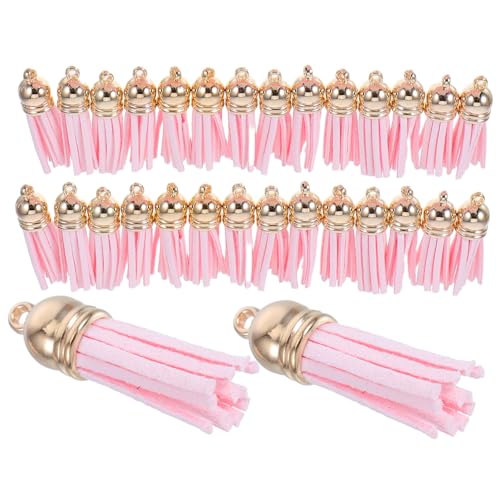 Parliky 50 Stück DIY Tassel Anhänger für Schmuckherstellung Quasten für Taschen Schlüsselanhänger und Ohrringe Langlebige Materialien mit Kappen für Bastelprojekte Parliky 50 Stück DIY Tassel Anhänger für Schmuckherstellung Quasten für Taschen Schlüsselanhänger und Ohrringe Langlebige Materialien mit Kappen für Bastelprojekte von Parliky