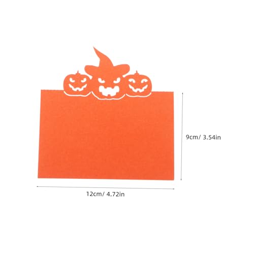 Parliky 50 Stück Halloween Sitzkarten mit Kürbismotiv Vielseitig für Dinnerpartys Thanksgiving Herbstfeste Kompakte Blanko Namensschilder für Festliche Tischdekoration Parliky 50 Stück Halloween Sitzkarten mit Kürbismotiv Vielseitig für Dinnerpartys Thanksgiving Herbstfeste Kompakte Blanko Namensschilder für Festliche Tischdekoration von Parliky