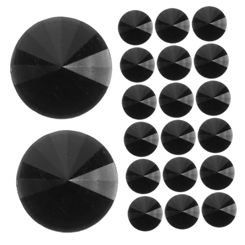 Parliky 50 Stück Schwarze Acrylknöpfe Rund Facettiert mit Kristall Strass Knöpfe für Kleidung Strickjacken DIY Handwerksprojekte Vielseitig und Sicher Haftend Parliky 50 Stück Schwarze Acrylknöpfe Rund Facettiert mit Kristall Strass Knöpfe für Kleidung Strickjacken DIY Handwerksprojekte Vielseitig und Sicher Haftend von Parliky
