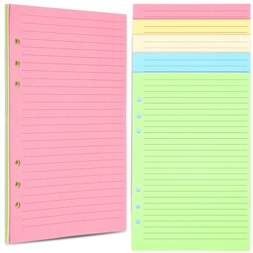 Parliky 50 Stück Teiliges Nachfüllpapier Ringbuch Einlagen Liniertes Planer notizbuch Füller Papier Buntes Dickes Tintenfestes Schreibpapier für Tagebuch Scrapbook Organizer Parliky 50 Stück Teiliges Nachfüllpapier Ringbuch Einlagen Liniertes Planer notizbuch Füller Papier Buntes Dickes Tintenfestes Schreibpapier für Tagebuch Scrapbook Organizer von Parliky