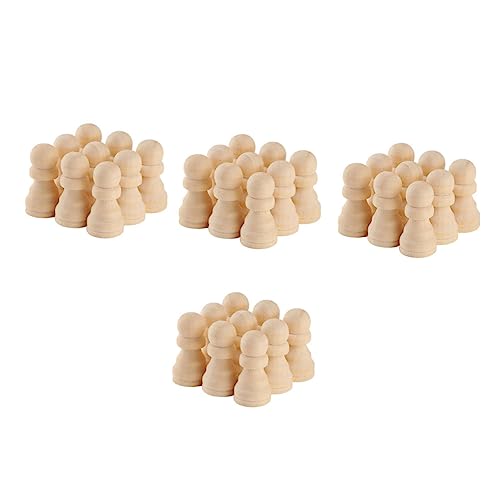 Parliky 50 Stück Teiliges Unbemaltes Holz Schachfiguren Glatte Oberfläche für DIY Handwerk Kindgerechte Vielseitig Bemalbar Kreative Bastelprojekte Dekorative Schachspiel Zubehör Parliky 50 Stück Teiliges Unbemaltes Holz Schachfiguren Glatte Oberfläche für DIY Handwerk Kindgerechte Vielseitig Bemalbar Kreative Bastelprojekte Dekorative Schachspiel Zubehör von Parliky