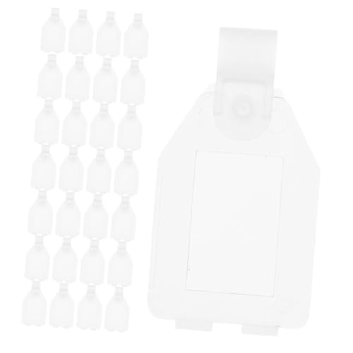 Parliky 50 Stück Wiederverwendbare Kunststoff Regaletikettenhalter Halbtransparente Preisschild Klammern mit Sicherem Schnappverschluss für Einzelhandel Supermarkt Lager Parliky 50 Stück Wiederverwendbare Kunststoff Regaletikettenhalter Halbtransparente Preisschild Klammern mit Sicherem Schnappverschluss für Einzelhandel Supermarkt Lager von Parliky