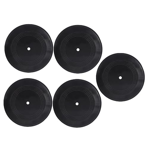 Parliky 5stücke Retro Schallplatten Gefälscht Für Wanddekoration Ästhetische Grammophon Schallplatten Blanko Vinyl Dekorationen Für Schlafzimmer Wohnzimmer Musik von Parliky