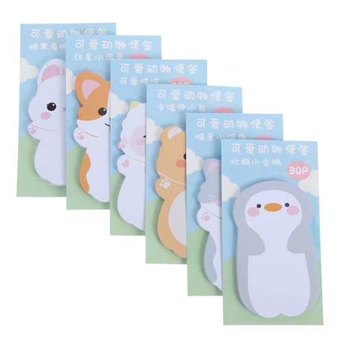 Parliky 6 Sätze Niedliche Cartoon Haftnotizen Kleine Selbstklebende Memo Pads mit Tear Off Funktion Praktische To Do Liste Notizblöcke für Schule Büro und Zuhause Wiederablösbar ohne Parliky 6 Sätze Niedliche Cartoon Haftnotizen Kleine Selbstklebende Memo Pads mit Tear Off Funktion Praktische To Do Liste Notizblöcke für Schule Büro und Zuhause Wiederablösbar ohne von Parliky