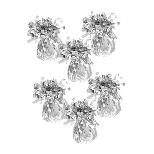 Parliky 6 Stück Ballonbeschwerer Silber Metallic Ballongewicht Anhänger für Heliumballons Langlebig und Einfach zu Befestigen für Hochzeiten Geburtstage und Saisonale Partydekorationen Parliky 6 Stück Ballonbeschwerer Silber Metallic Ballongewicht Anhänger für Heliumballons Langlebig und Einfach zu Befestigen für Hochzeiten Geburtstage und Saisonale Partydekorationen von Parliky