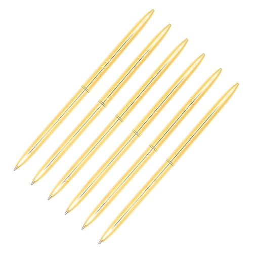 Parliky 6 Stück Metall Kugelschreiber Gold Metallic Farbe Büro Kugelschreiber Wow Schreiben Blau Dekorative Stifte Ausgefallene Stifte Schulbedarf Business Stift Parliky 6 Stück Metall Kugelschreiber Gold Metallic Farbe Büro Kugelschreiber Wow Schreiben Blau Dekorative Stifte Ausgefallene Stifte Schulbedarf Business Stift von Parliky