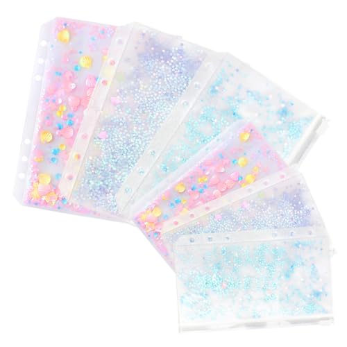 Parliky 6 Stück PVC Zip Beutel Extra Reißverschluss Aufbewahrungsbeutel für Dokumenten Organizer Budget Binder mit Stabilen Nähten und Leichtem Material für Stifte Karten Kabel Parliky 6 Stück PVC Zip Beutel Extra Reißverschluss Aufbewahrungsbeutel für Dokumenten Organizer Budget Binder mit Stabilen Nähten und Leichtem Material für Stifte Karten Kabel von Parliky